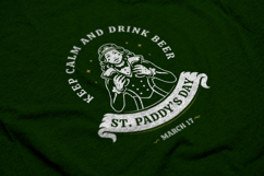 St. Paddy's Day Woman Leprechaun SVG Product Image 4