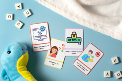 Online Security &amp; Bullying Flash Cards Product Image 5