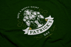 St. Patrick's Day Pinup Girl SVG Product Image 4