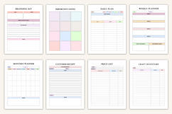 2026 Creative Craft Business Planner Product Image 6