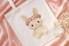 Easter Bunny Crochet PNG Clipart Product Image 4