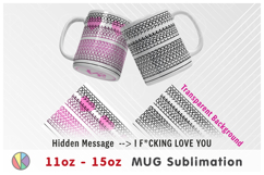 6 Adults Love Hidden Message Patterns - 11oz-15oz Bottom Mug Product Image 3