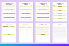 2024 Devotional planner Canva Product Image 4