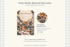 Blue Gingham Christmas Gift Tags Product Image 2