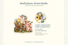 Farm Animal Fussy Cut Stickers Product Image 2