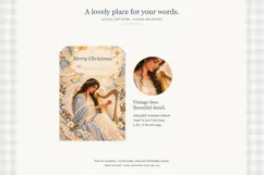 Heavenly Christmas Gift Tags Printable Product Image 2
