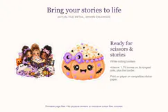 Fussy Cut Stickers Halloween Sleepover Product Image 4