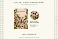 Christmas Gift Tags Australian Animals Product Image 2