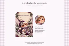 Sugarplum Christmas Gift Tags Printable Product Image 2