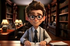 3D Character Child Boy Actuary with relevant environment Product Image 1