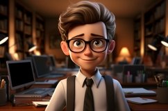 3D Character Child Boy Actuary with relevant environment Product Image 1