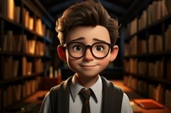 3D Character Child Boy Actuary with relevant environment Product Image 1