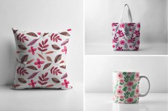 Watercolor Floral Pattern Set Product Image 4