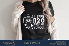 Happy 120 Days Of School Svg,School Svg, 120Th Day Of School Product Image 4