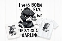 Funny duck quote sublimation design Product Image 1
