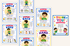 Body Parts Flashcards for Kids Product Image 4