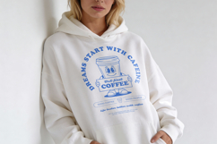 Funny Coffee Quote T-Shirt Editable Product Image 4
