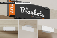 Shelf Clip Label Mockup Product Image 4