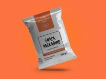 Snack Pouch Packaging 3D Mockup Template Bundle Product Image 9