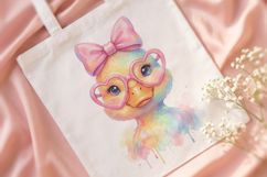 Cute Duckling Watercolor PNG, Baby Duck Product Image 4
