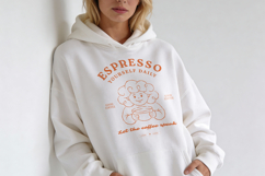 Espresso Yourself Retro T-Shirt Design Product Image 4