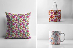 Colorful Floral &amp; Leafy Pattern Set Product Image 4