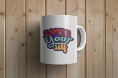 love your self quote about love quote lettering hand drawn Product Image 6