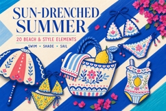 Dolce Riviera Mediterranean Folk Clipart Bundle Product Image 4