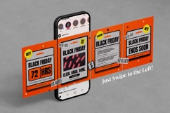 Black Friday Sale Instagram Carousel &amp; Canva Template Product Image 4