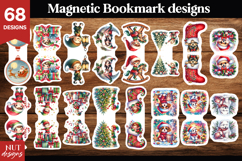 Christmas Magnetic Bookmark Cute Holiday Bookmarks Bundle Product Image 6