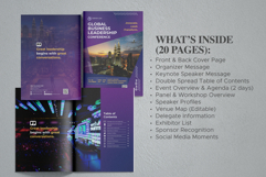 Canva Business Conference Program Book Template Product Image 4