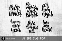 Set of motivation lettering phrases. for postcard, banner Product Image 3