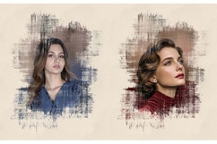 Vintage Texture Portrait Template Product Image 5