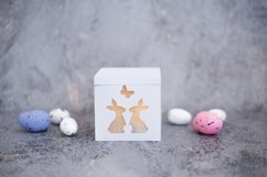 Easter tea light template SVG I Easter paper cut SVG Product Image 3