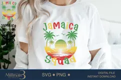 Jamaica Squad Summer Vacation Svg, Family Vacation Png, Fami Product Image 4