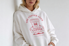 Retro Coffee Quote T-Shirt 30s Cartoon Product Image 4
