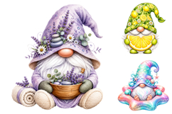 Summer Gnome PNG Bundle, Beach Vacation Clipart Product Image 4