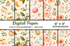 Digital Paper Backgrounds JPG Product Image 1