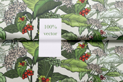 Rainforest jungle pattern with parrots Product Image 6