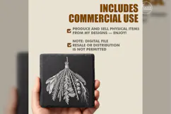 The Ninefold Herb Witchcraft Laser Engraving PNG Product Image 5