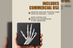 The Summoning Hand Anatomy Laser Engraving PNG Product Image 5