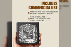 The Mistletoe Threshold Laser Engraving PNG Product Image 5