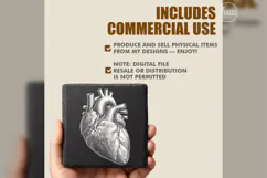 The Living Engine Anatomy Laser Engraving PNG Product Image 5