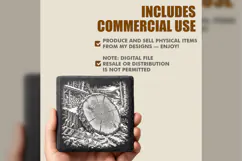 The Winterwood Chronicle Laser Engraving PNG Product Image 5