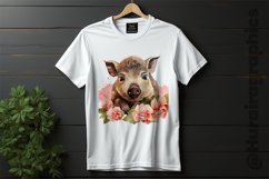 European Wild Boar Clipart 04 variations Product Image 2