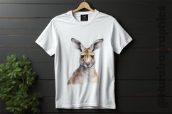 Grey Kangaroo Clipart 03 variations Product Image 2