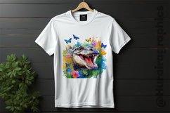 Saltwater Crocodile Clipart 04 variations Product Image 2