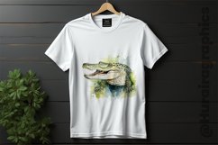 Saltwater Crocodile Clipart 04 variations Product Image 2