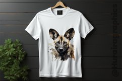 African Wild Dog Clipart 04 variations Product Image 2