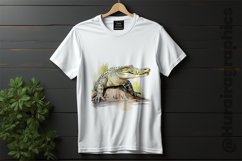 Nile Crocodile Clipart 04 variations Product Image 2